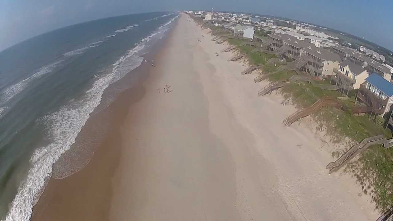 Topsail Island FPV Surf City Pier Surfing YouTube