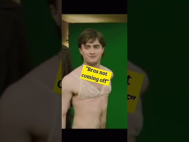 Harry Potter BLOOPER- Daniel Radcliffe struggles with... class=