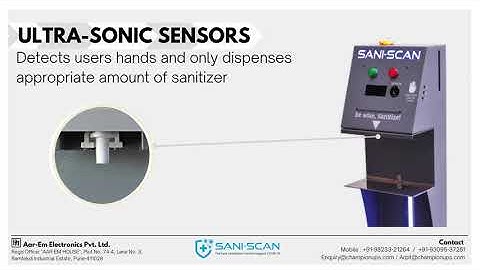 Sani-Scan Series | Covid-19 Sanitization Machine | Hand Sanitizer Dispenser | Temperature Scanner