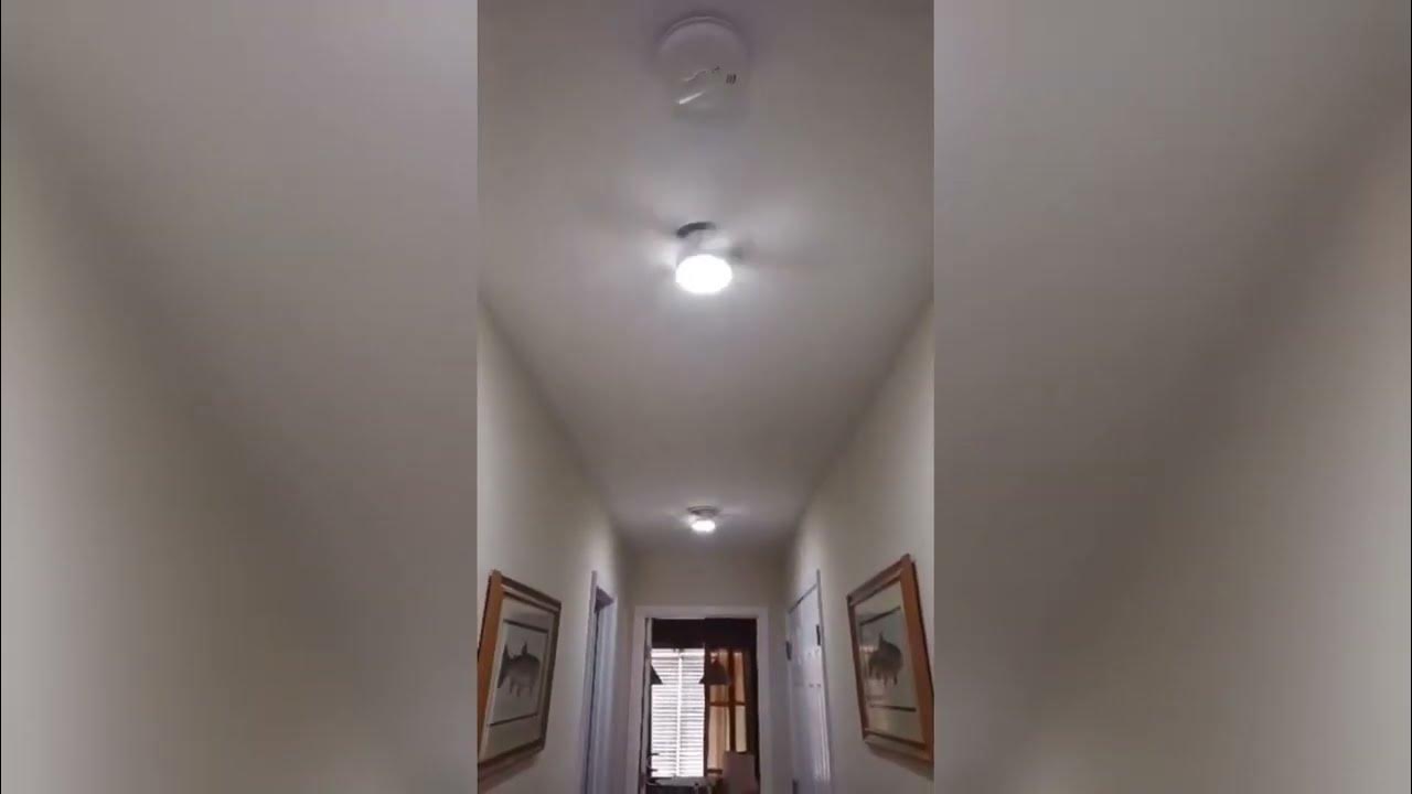 Bell & Howell/Emson Socket Fans in a hallway YouTube