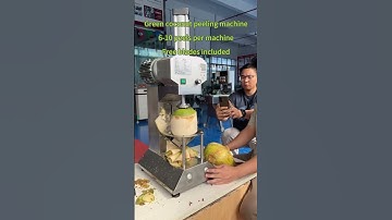 Green coconut peeling machine coconut peeler