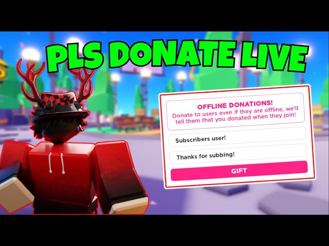 🔴LIVE ] ACTUALLY DONATING ROBUX in Pls Donate 2 💸 Donating to