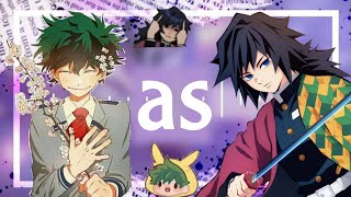 Aldera junior high react to Deku as Giyuu Tomioka ♡ // ★𝓒𝓵𝓸𝓾𝓭𝔂☆ // *requested* // 🌊