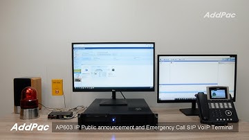 AP603 IP Public announcement and Emergency Call SIP VoIP Terminal(IP방송터미널, 비상호출 SIP VoIP 터미널기능 동시지원)