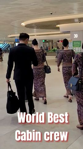 Singapore airlines cabin crew 新航空服全球第一