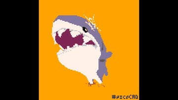 The Major General making of timelapse in #picoCAD