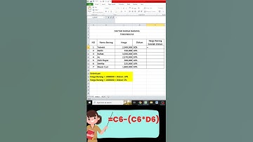 Cara menghitung diskon dengan rumus if di excel