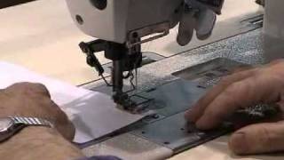 2 needle, Lockstitch Machine with automatic thread trimmer (with organized split needle bar)