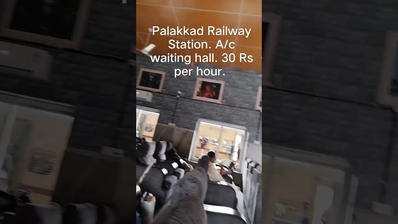 Platform 2 and 3 - A/c Waiting hall- Palghat junction