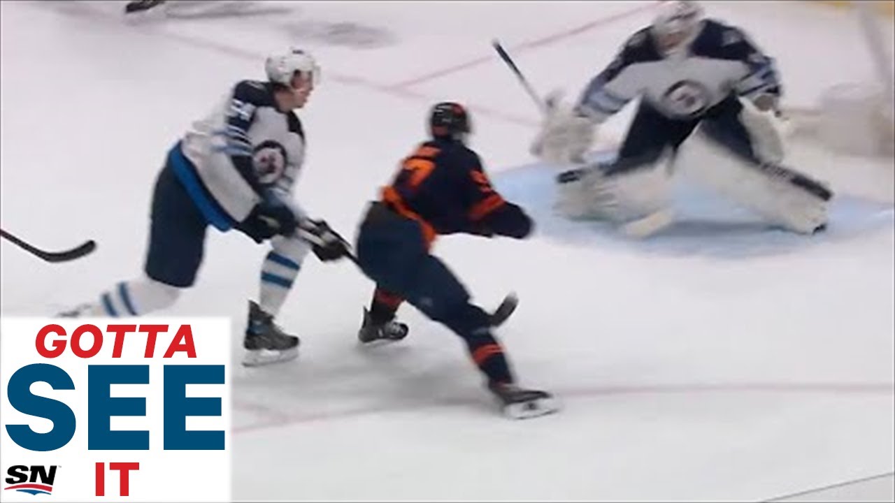 GOTTA SEE IT: Connor McDavid Dances Through Jets Before Roofing Puck On Connor Hellebuyck