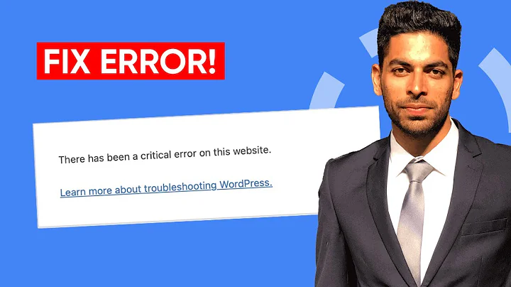 There has Been a Critical Error on This Website | Wordpress White Screen of Death