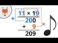 Zahlen von 11 bis 19 im Kopf multiplizieren (Mathe-Song)