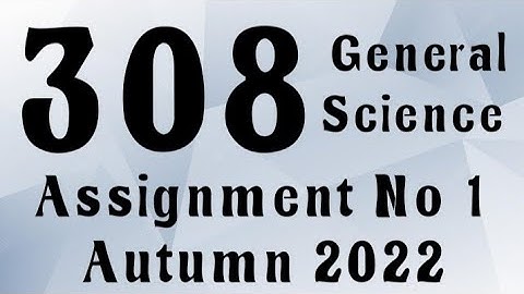 AIOU Code 308 Solved Assignment No.1 Autumn 2022 #aiou #aiousolveassignments