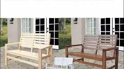 4214 Hardwood Patio Garden Benches, Patio Bench