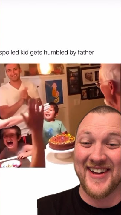 Spoiled kid gets humbled by father