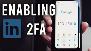 how to setup 2fa on linkedin