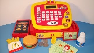 2013 JAKK'S PACIFIC McDONALD'S ELECTRONIC CASH REGISTER 15 PIECE PLAY SET TOY REVIEW screenshot 4