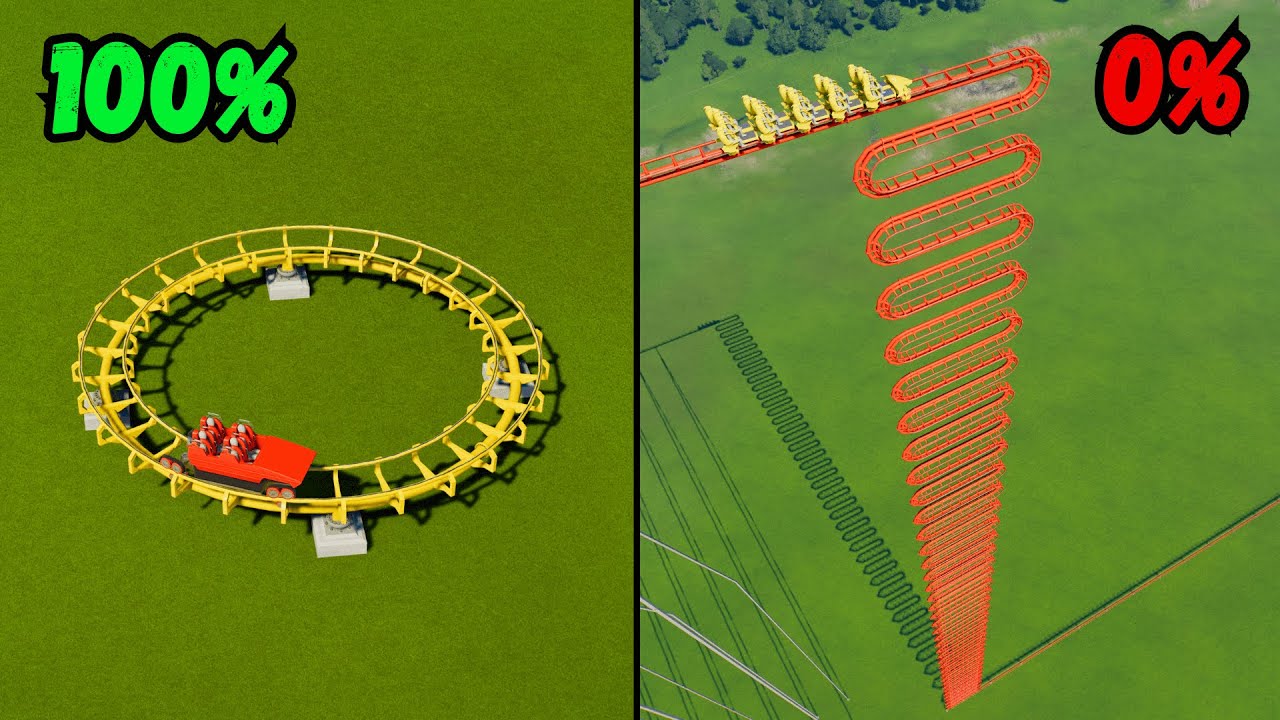 100% vs 0% Survival Chance Roller Coaster #2 – Planet Coaster 2