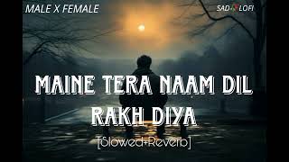 Maine Tera NAAM Dil Rakh Dia (Slowed+Reverb) | Raghav Chaitanya, Shreya Ghoshal | SAD🥀LOFI