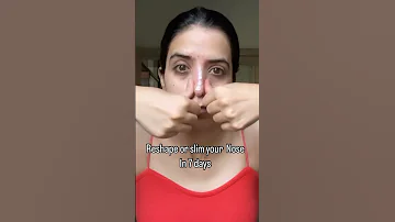 Want A Slim Nose Try This 