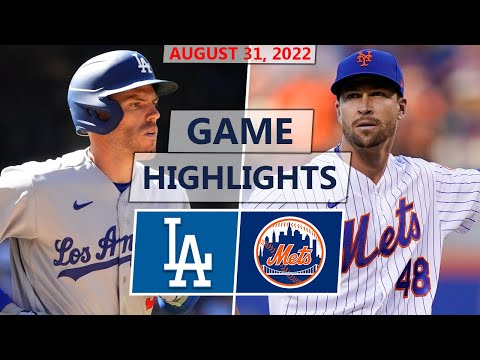 Los Angeles Dodgers vs. New York Mets Highlights | August 31, 2022 (Anderson vs. deGrom)