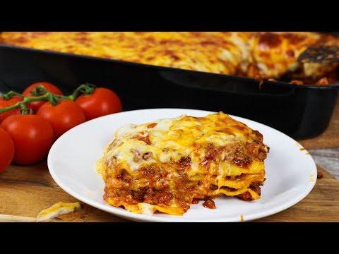 Video: Lasagne Mit Béchamelsauce