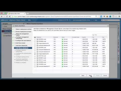 VMware Integrated OpenStack - OpenStack Deployment