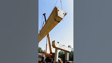 Bridge beam construction process #shorts #viral #short  #smartwork #goodtools #machine #tools