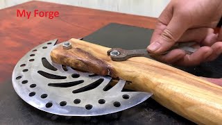 My Forge - Create A Sharp Ax From Broken Motorcycle Brake Discs ,, Motorcycle Brakes