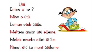 Ü Sesi Okuma Çalışması Ü Sesi Okuma Metni-1