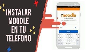 COMO INSTALAR MOODLE EN TU TELÉFONO ANDROID O IPHONE