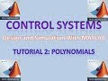 Control Systems With MATLAB | Polynomials | Tutorials_2