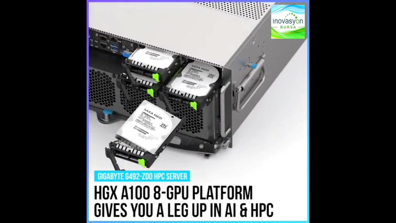 nvidia HGX A100 gigabyte server - YouTube