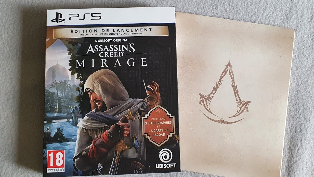 UNBOXING ASSASSIN'S CREED MIRAGE PS5 (LAUNCH EDITION) 