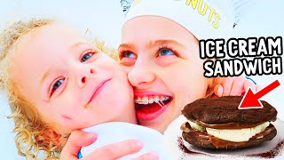 HUGS & ICE CREAM SANDWICHES (easy recipe) w/DISCO & SOCKIE - NORRIS NUTS COOKING