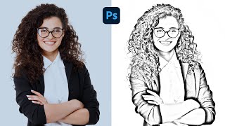 How to Transform Photo into Pencil sketch in Photoshop | Pencil Sketch | Line Art | Quick & Easy