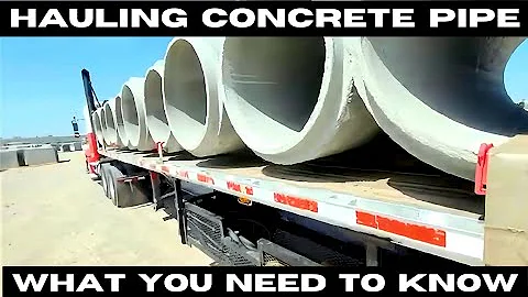Hauling concrete pipe