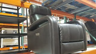 Costco Power Swivel Leather Recliner, Swivel Leather Recliners Costco