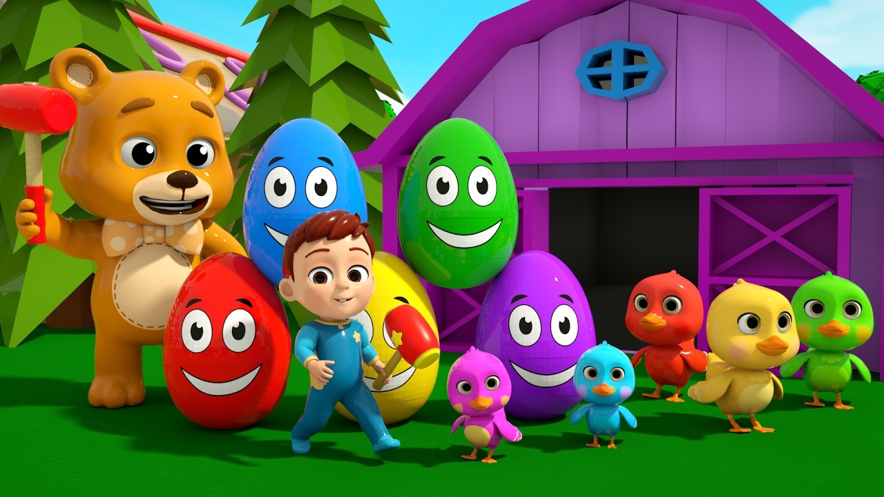 Giant eggs! Super Simple More Songs | Nursery Rhymes & Kids Songs