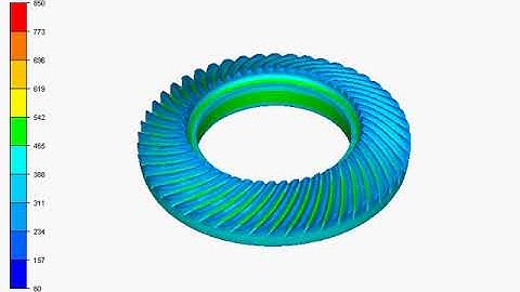 Quenching simulation with temperature evolution - SIMHEAT®