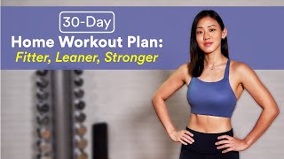 30-Day Home Workout Plan: Fitter, Stronger, Leaner | Joanna Soh screenshot 5