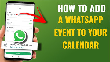 How to Add a WhatsApp Event to Your Calendar | English