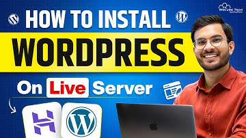 How to Install WordPress on Live Server in 5 Minutes | WordPress Hostinger Full Setup