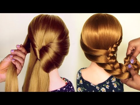 2 easy different beautiful hairstyles for girls // new quick hairstyles 2021 // hair style girl