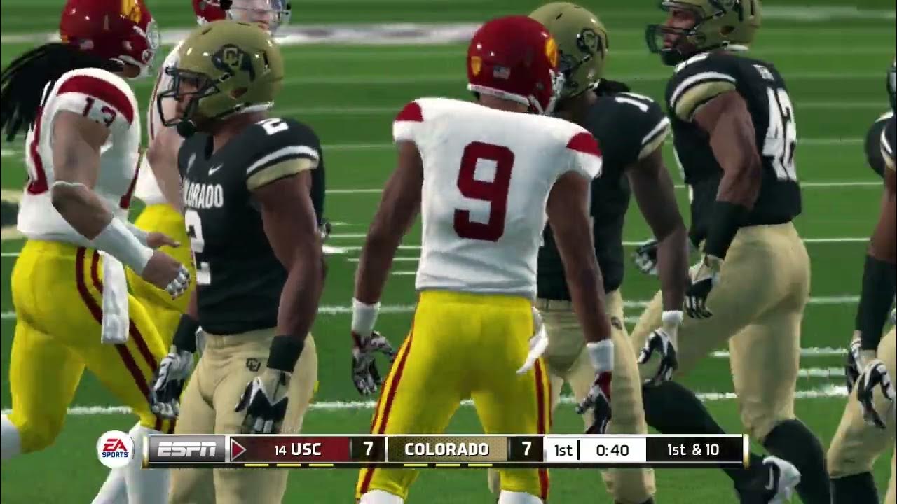 USC Trojans vs Colorado Buffaloes NCAA Football 14 Updated to 2023
