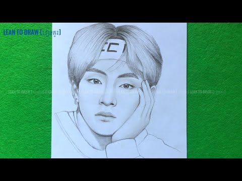 V BTS Drawings | Bts drawings, Kpop drawings, Art drawings sketches simple