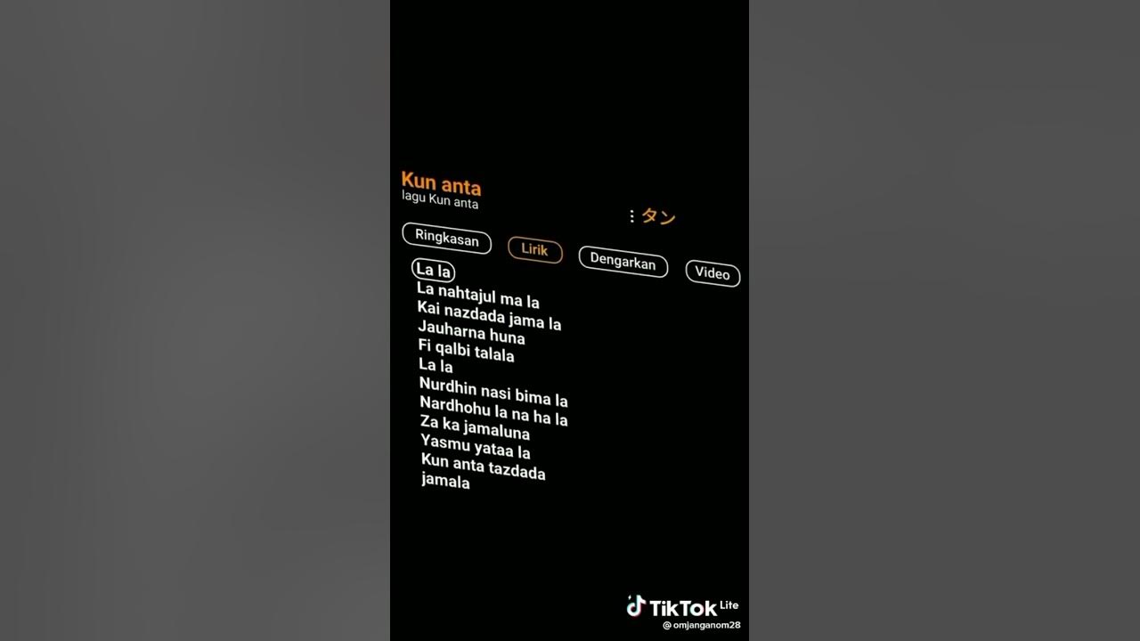 lagu kun anta. siapa yg suka filmnya  @omjanganom28