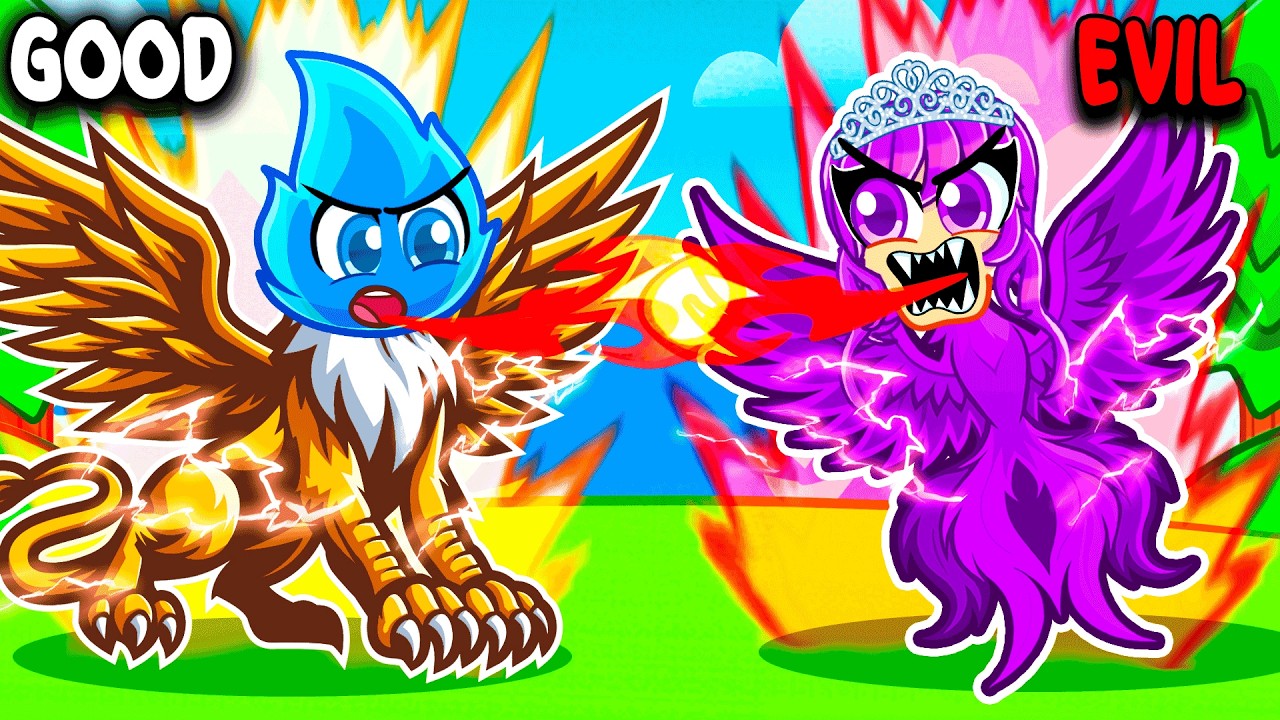 Having a GOOD vs EVIL BIRD FAMILY in Roblox!