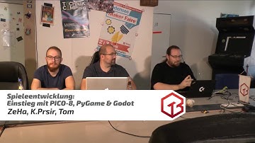 Vortrag: Spieleentwicklung mit PICO-8, PyGame & Godot [tdott19]