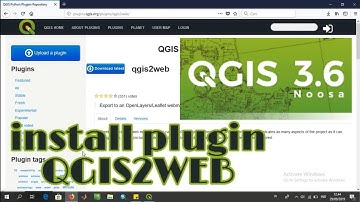 Cara Menginstall Plugin QGIS2WEB untuk WebGIS - Tutorial QGIS 3.6 Noosa